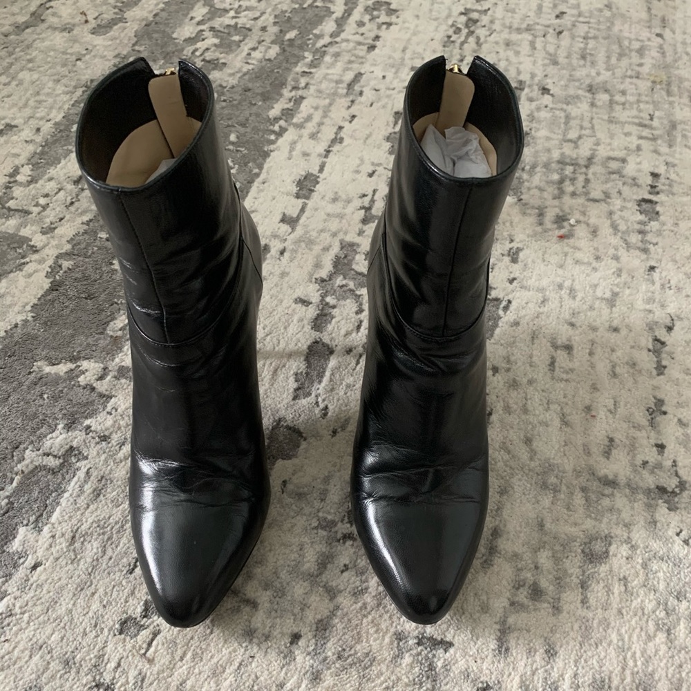 Jimmy Choo Leather Booties - Picture 2 of 15